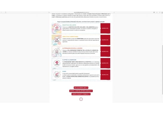 Progetto realizzato per Mondadori Education da Ermes Digital, Sudio grafico, web e seo Milano