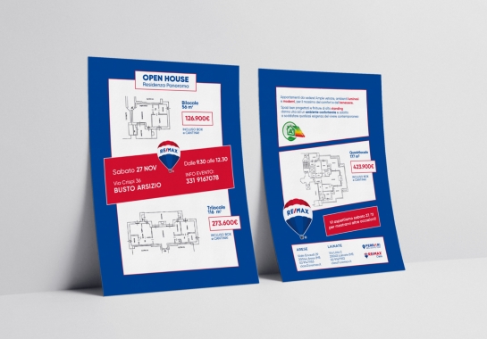 Progetto realizzato per REMAX Class - Arese  da Ermes Digital, Sudio grafico, web e seo Milano