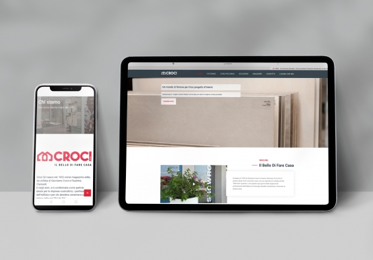 Progetto realizzato per CROCI Srl da Ermes Digital, Sudio grafico, web e seo Milano