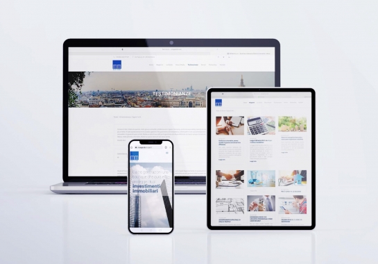 Progetto realizzato per MM Gestioni da Ermes Digital, Sudio grafico, web e seo Milano