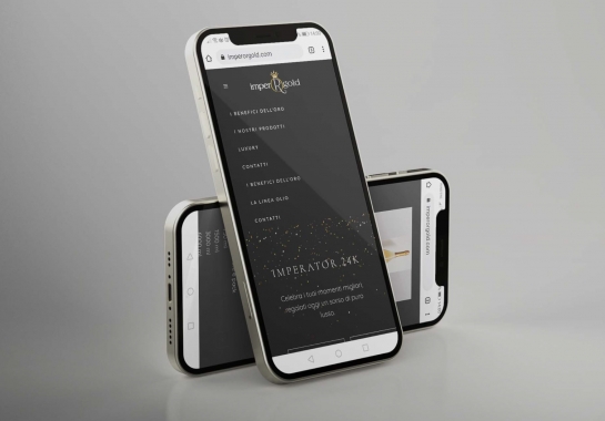 Progetto realizzato per ImperorGold da Ermes Digital, Sudio grafico, web e seo Milano