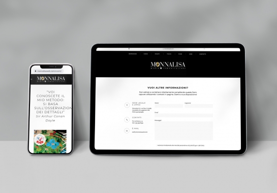 Progetto realizzato per Monnalisa Srl da Ermes Digital, Sudio grafico, web e seo Milano