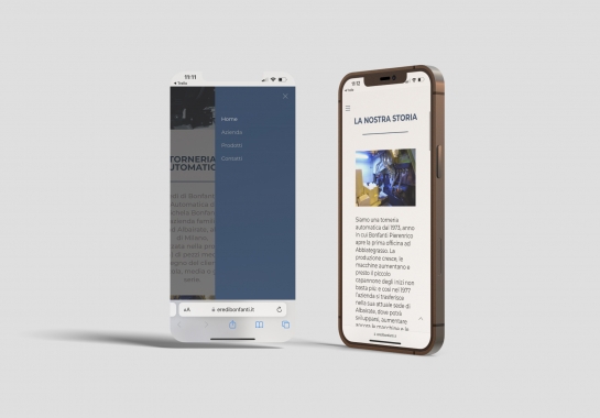 Progetto realizzato per Eredi Bonfanti da Ermes Digital, Sudio grafico, web e seo Milano
