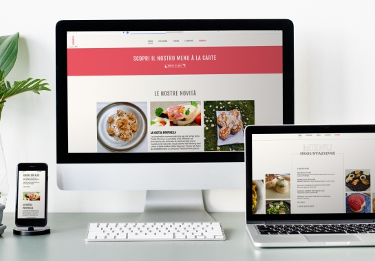 Progetto realizzato per Ristorante Impronta da Ermes Digital, Sudio grafico, web e seo Milano