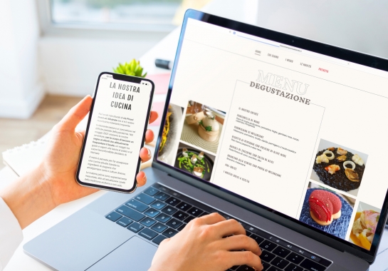 Progetto realizzato per Ristorante Impronta da Ermes Digital, Sudio grafico, web e seo Milano