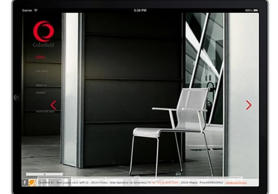 Progetto realizzato per COLORFIELD da Ermes Digital, Sudio grafico, web e seo Milano