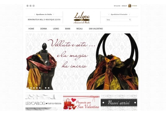 Progetto realizzato per LELYCA da Ermes Digital, Sudio grafico, web e seo Milano