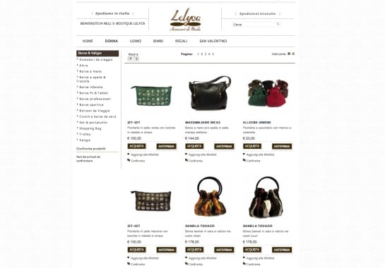 Progetto realizzato per LELYCA da Ermes Digital, Sudio grafico, web e seo Milano