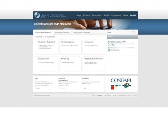 Progetto realizzato per FAPI (Fondo Formazione PMI) da Ermes Digital, Sudio grafico, web e seo Milano