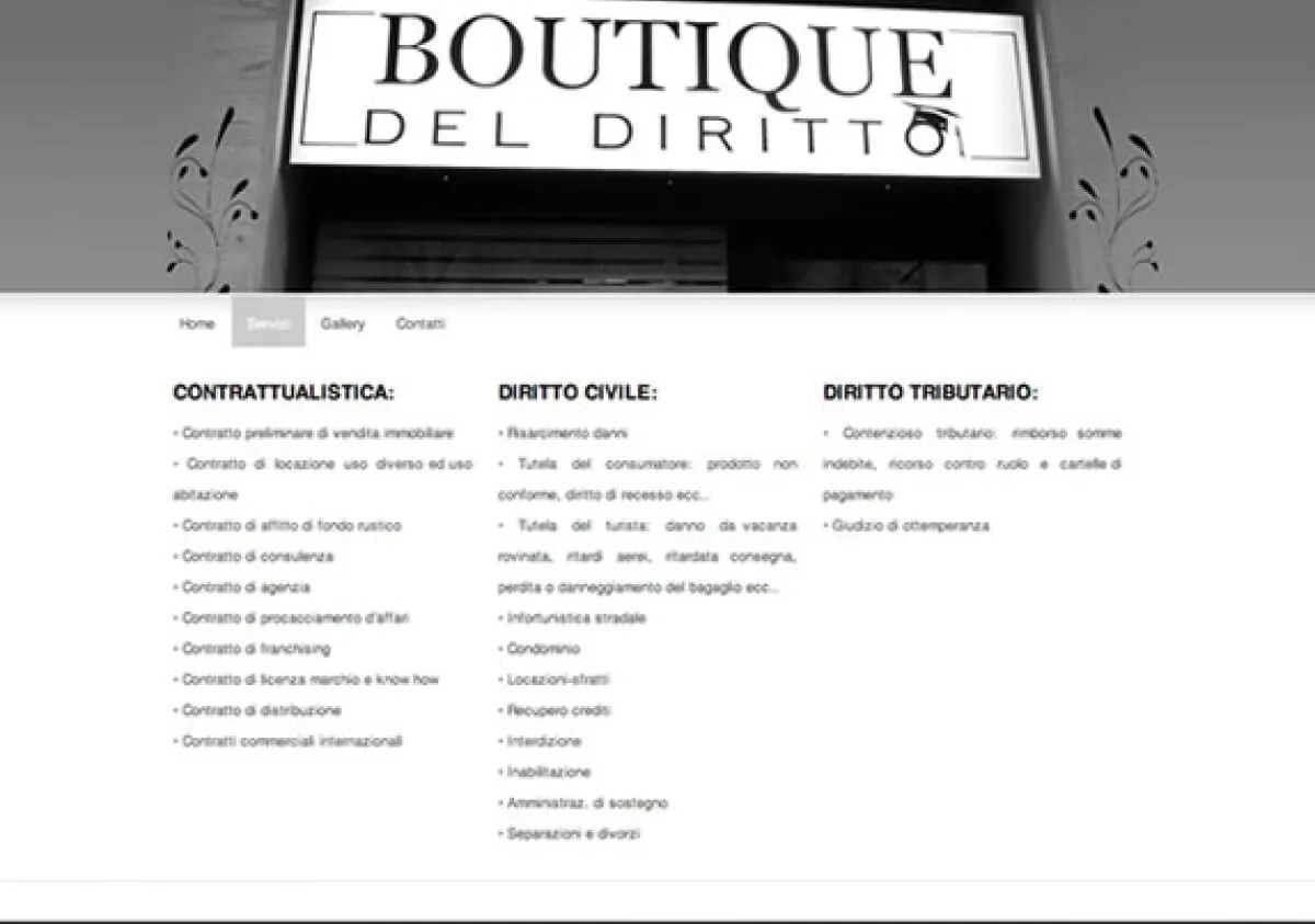 BOUTIQUE DEL DIRITTO