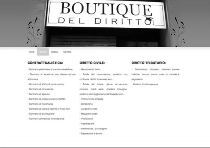 BOUTIQUE DEL DIRITTO