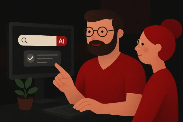 Ricerca interna del sito potenziata dall'AI: perché aiuta le conversioni